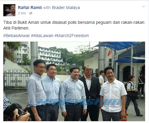 Ramli twitter rafizi Farhash slams