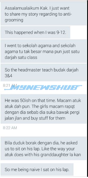 Luahan Mangsa Cabul Seorang Guru Besar Sekolah Agama