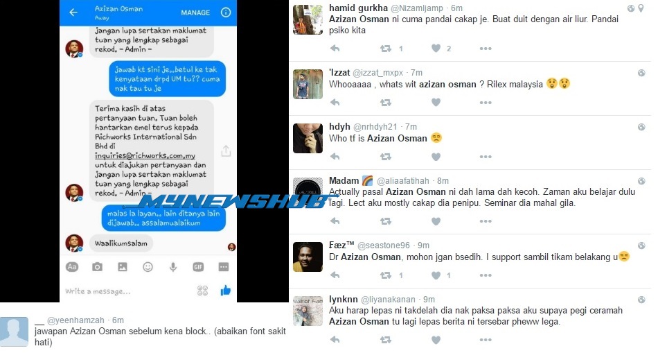 Netizen Dakwa Azizan 'Musnahkan' Komen