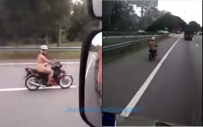 Dah Gila Ke Apa Naik Motor Telanjang Bulat