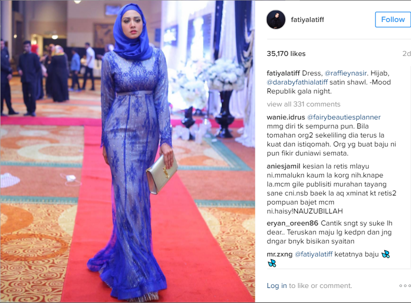 Fesyen Ketat, Tudung Singkat Fathia Dicemuh Netizen