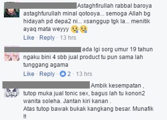 Netizen Kutuk Wanita Berniqab Jual Produk Kuat Seks