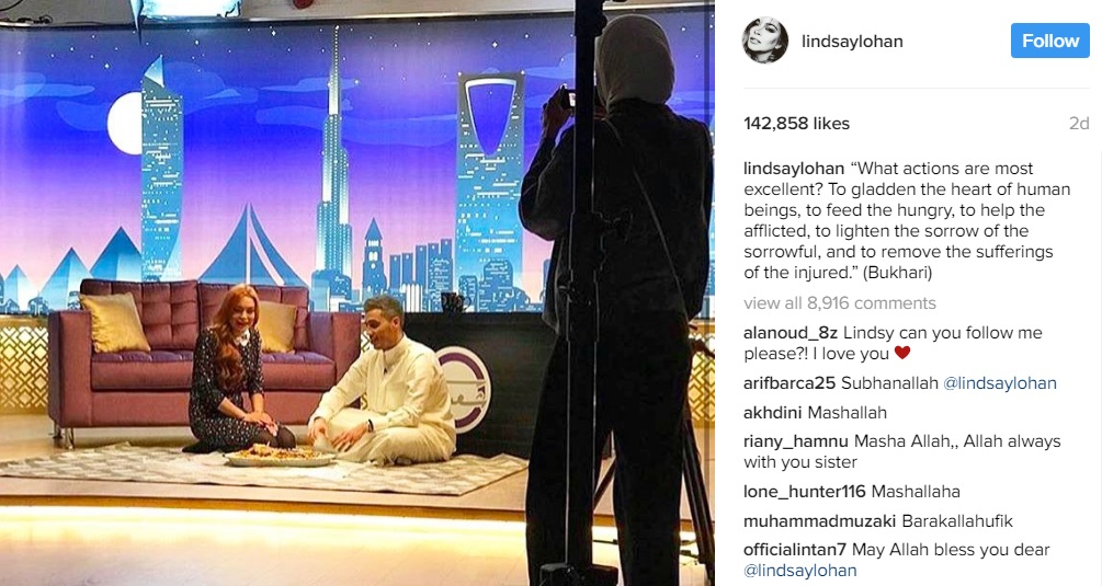 Selepas 'Alaikum Salam', Lindsay Kongsi Hadis Di IG