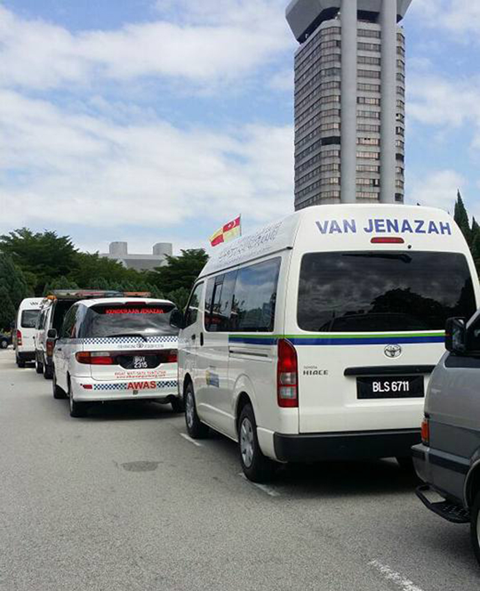 Van Jenazah, Keranda Pula Ke SUK Selangor