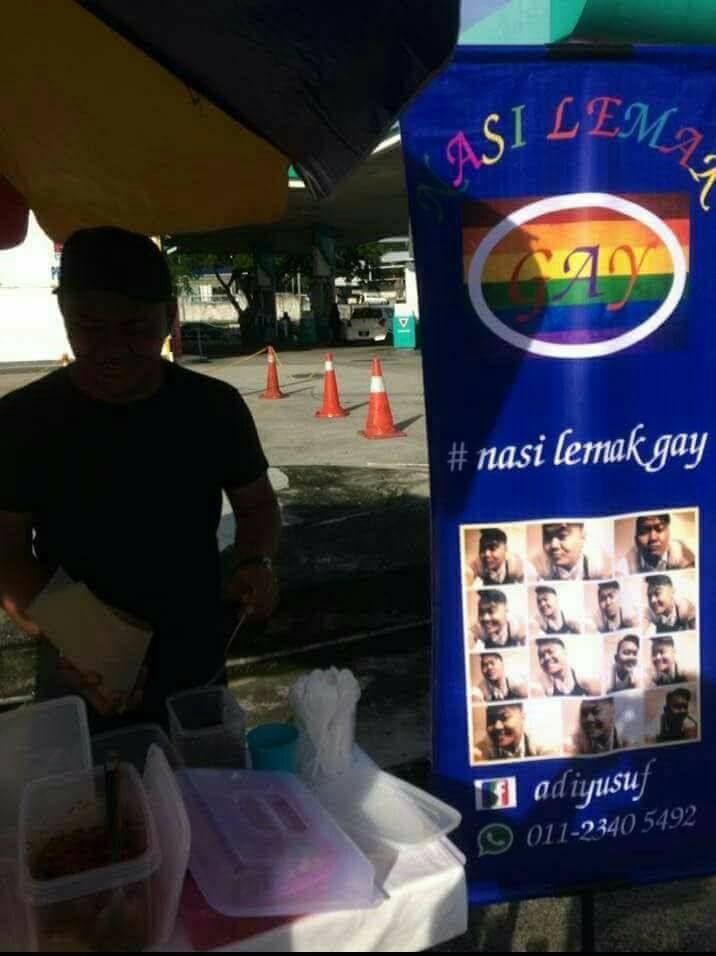 Lepas Pondan, Kini Nasi Lemak Gay Pula...