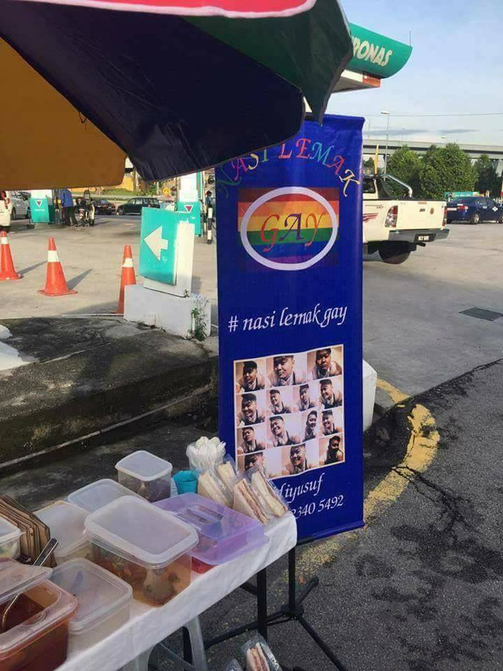 Lepas Pondan, Kini Nasi Lemak Gay Pula...