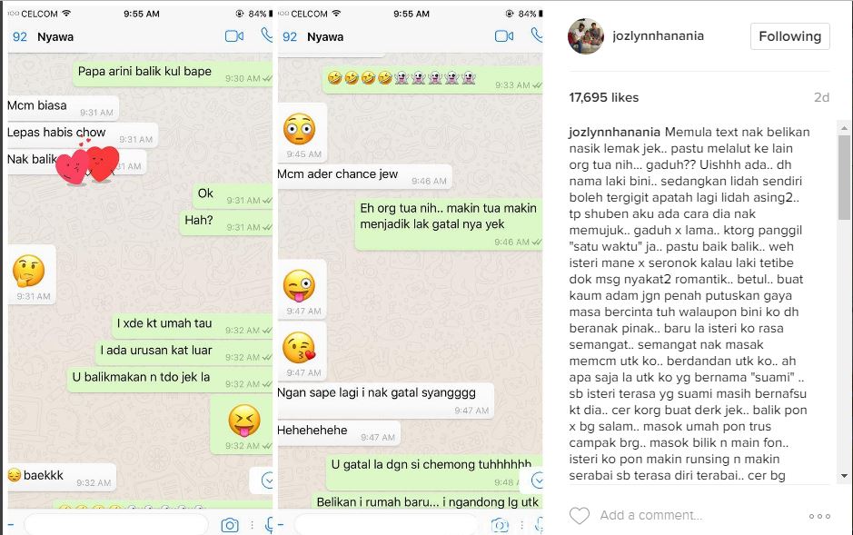 Usikan Manja, Rahsia Bahagia Johan Dan Ozlyn