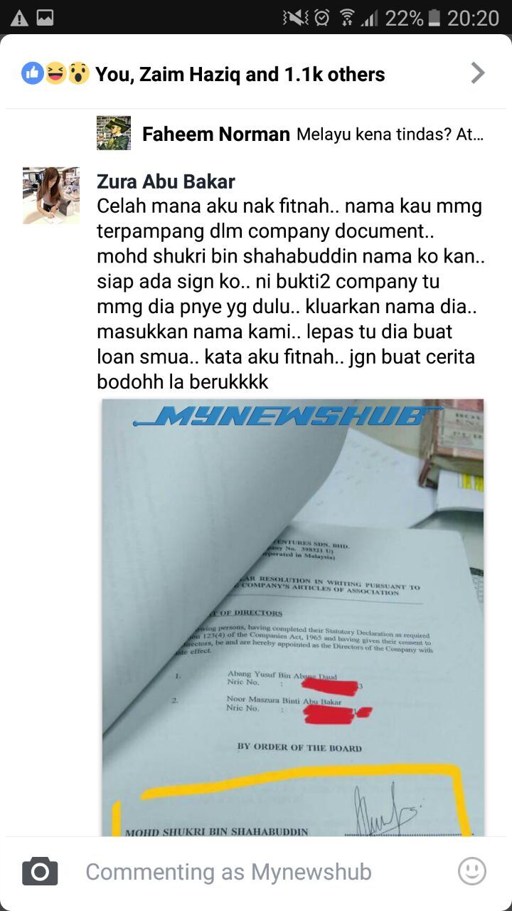 "Celah Mana Fitnah, Nama Kau Dalam Dokumen"