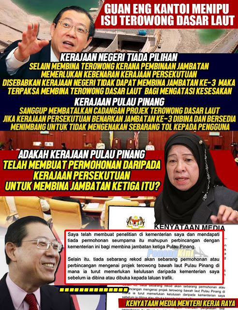 Projek Mega DAP Di P.Pinang 'Senyap', RM305j Apa Jadi?