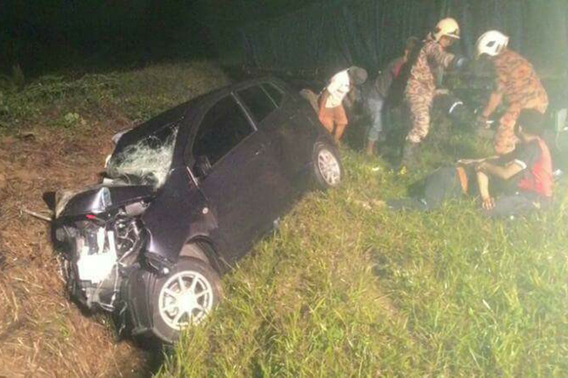 Seorang Maut, 2 Cedera Kereta Bertembung Lori