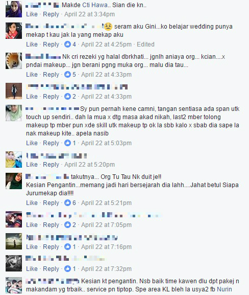 Muka Bercapuk: Jurusolek ‘Musnahkan’ Impian Pengantin