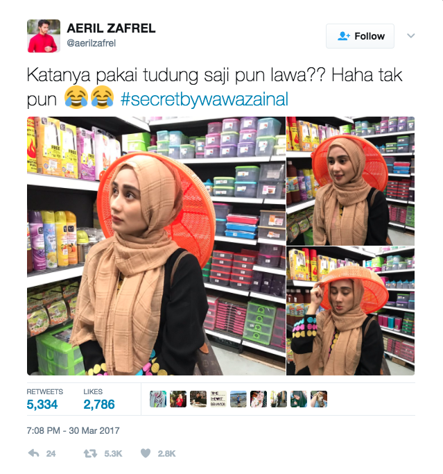 Twit Respons Aeril Ni Memang Kelakar Habis...