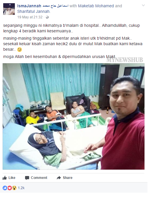 Terbaik, 4 Beradik Gigih 'Berkhemah' Jaga Ibu