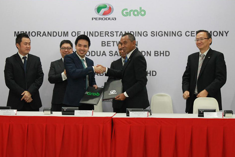 GrabCar Dapat Manfaat MoU Dengan Perodua - MYNEWSHUB