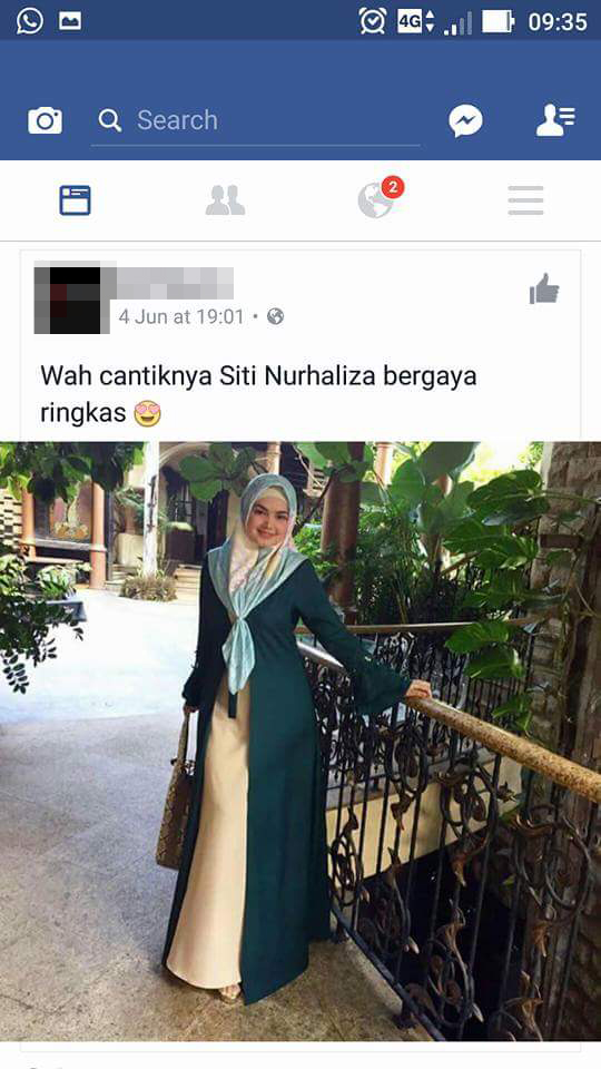 "Cantik Pun Tak Guna Kalau Mandul" - Siti Dihina Mak Cik FB