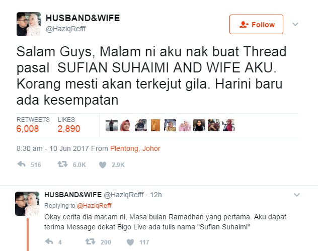 Sufian Suhaimi Kantoi Kacau Isteri Orang?