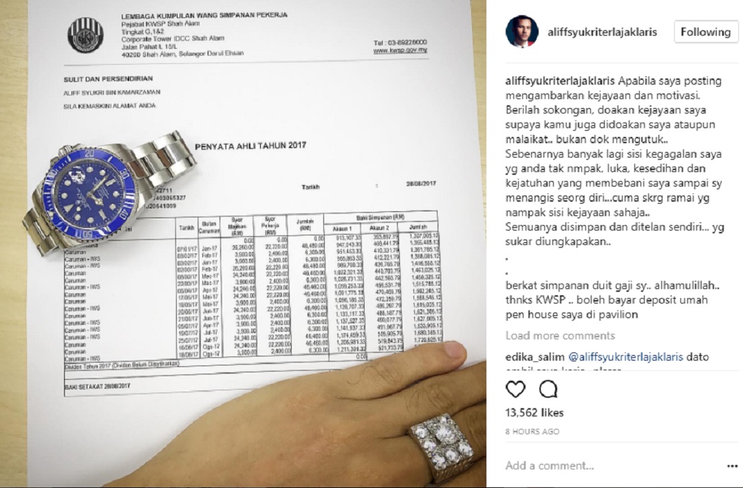 Semak no ic duit kwsp bsn masuk akaun