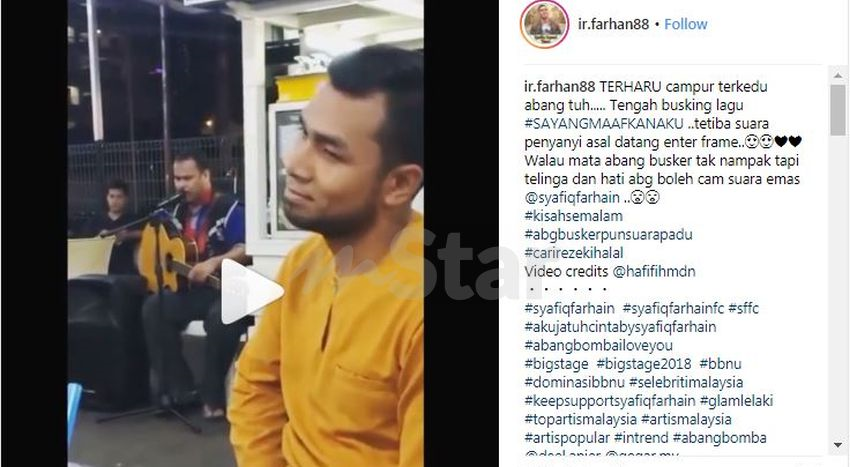 Syafiq Dipuji Sanggup Duet 'Busker' OKU - MYNEWSHUB