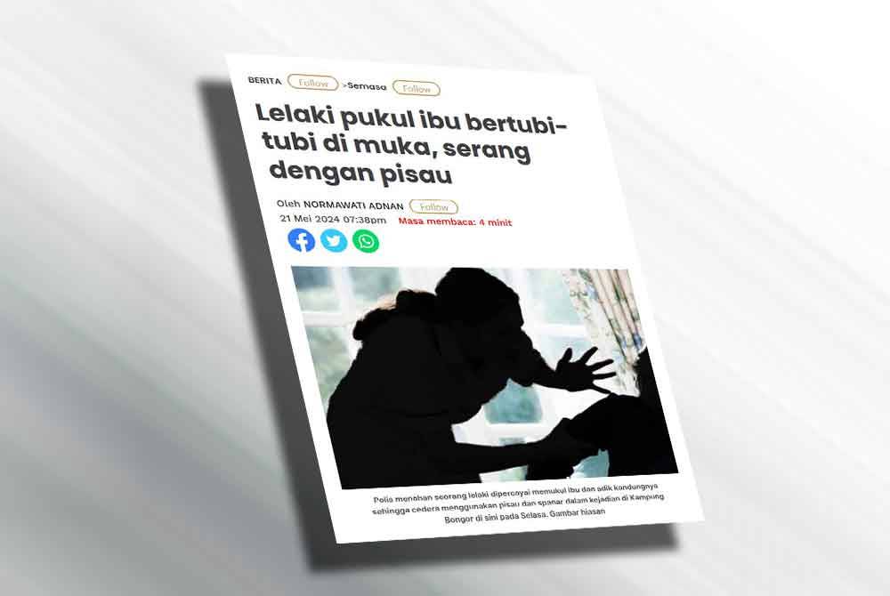 Lelaki Cederakan Ibu Guna Pisau Direman Empat Hari Mynewshub 