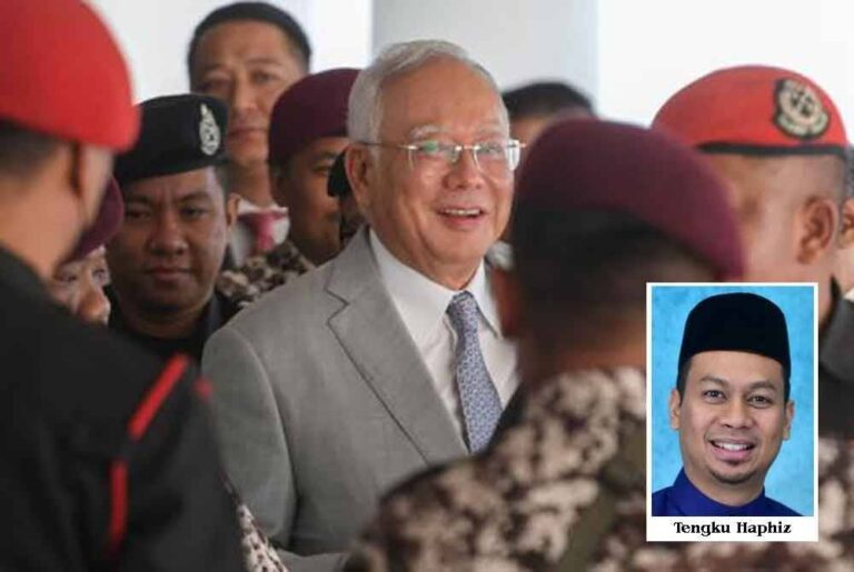 Ahli Pemuda UMNO Hadir Himpunan Solidariti Buat Najib Atas Kapasiti Peribadi